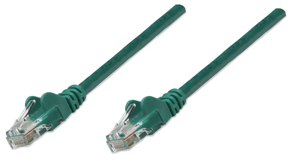 Intellinet Network Patch Cable, Cat5e, 5m, Green, CCA, U/UTP 319836