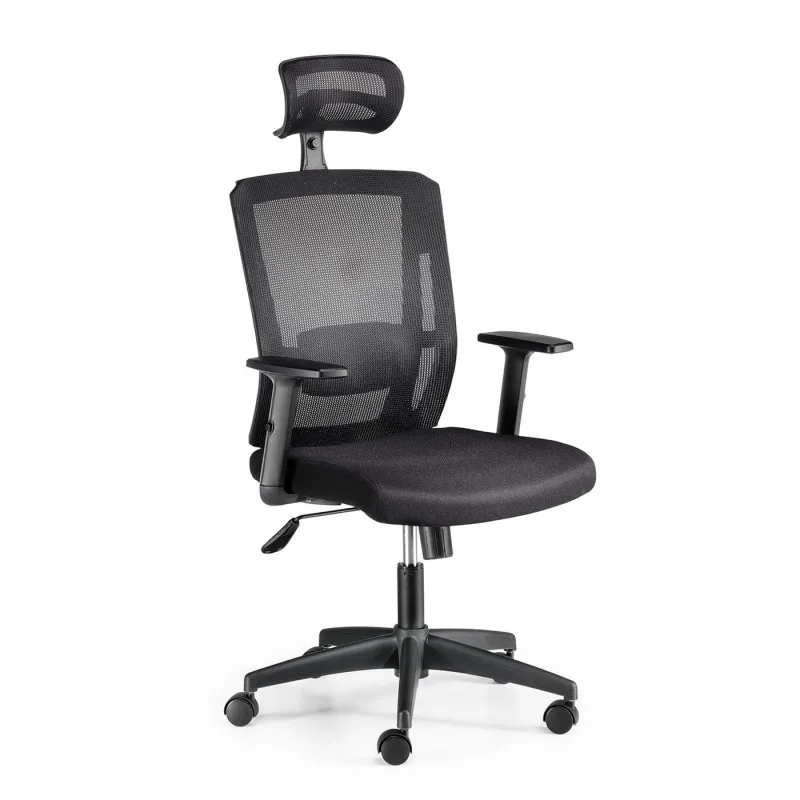 Euromof Sofía Cadeira de Escritório Ergonómica Preta