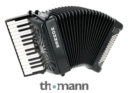 Hohner Bravo II 60 Black silent key