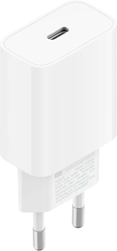 Carregador Xiaomi Mi 20W EU Branco
