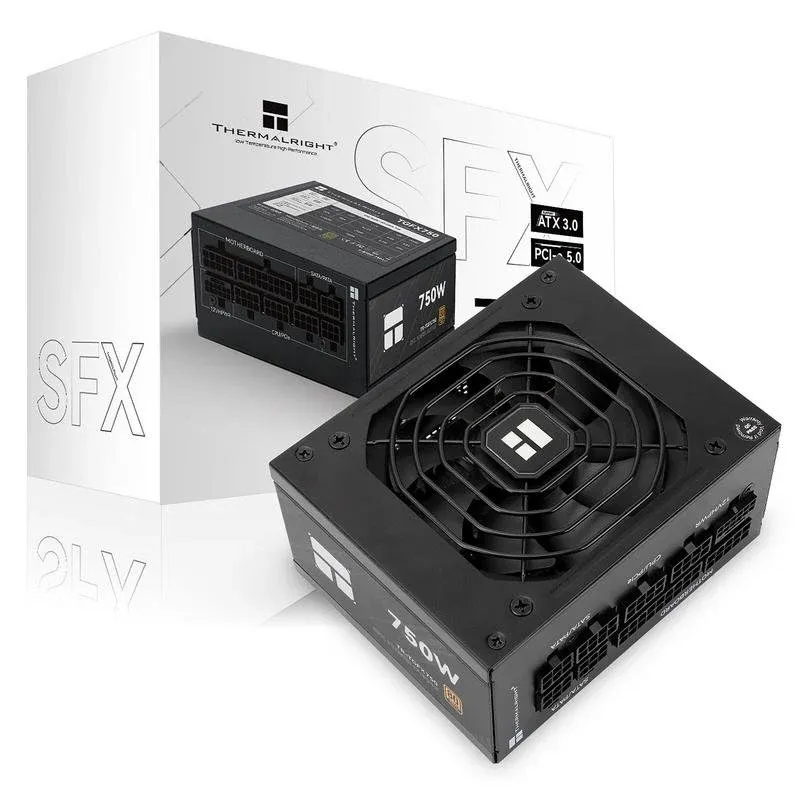 Fonte Alimentação Fonte de Alimentação Thermalright TGFX-750 750W 80 PLUS Gold 100% Modular SFX12V/ATX12V