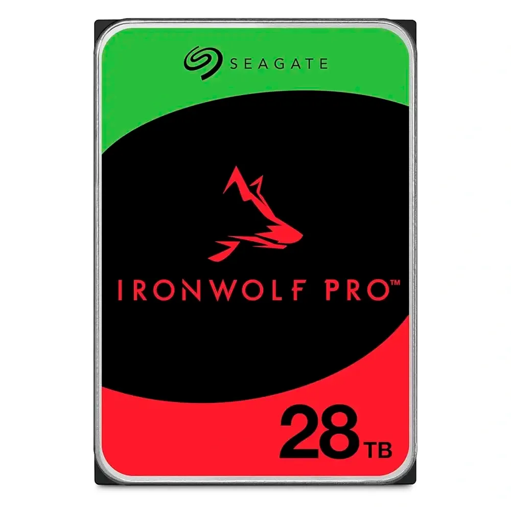 Disco Rígido 3.5 Seagate IronWolf Pro 28TB 7200RPM 512MB Cache 270MB/s SATA 6Gb/s