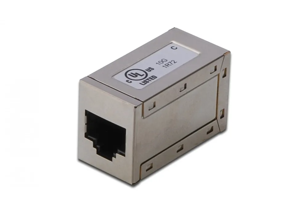 Digitus AT-AG 8/8 C6S adaptador para cabos RJ45 Níquel AT-AG 8/8 C6S