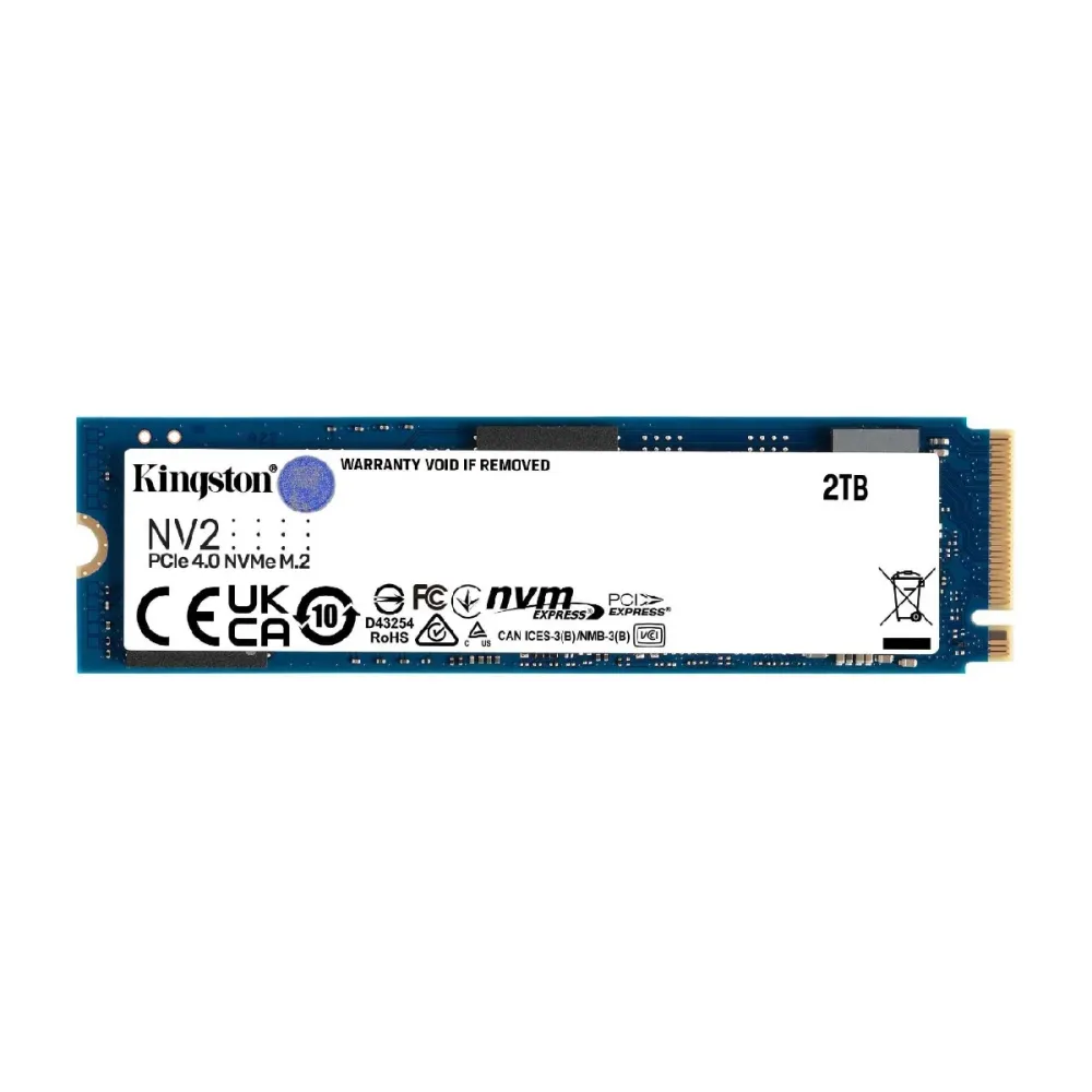 Disco SSD Kingston NV2 2TB/ M.2 2280 PCIe 4.0 NVMe