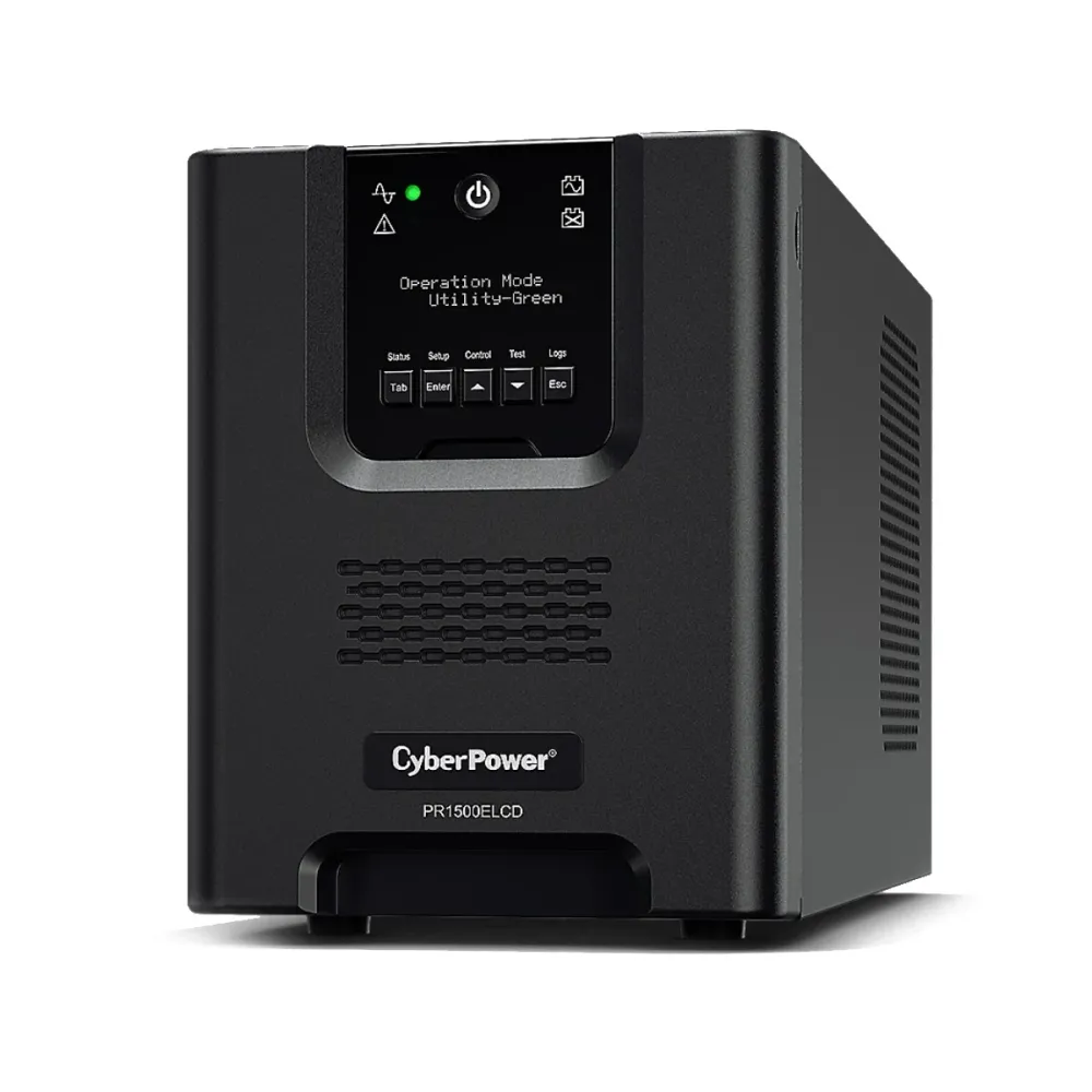 UPS Line Interactive Cyberpower PR1500ELCD 1500VA-1350W 8 Saidas AVR