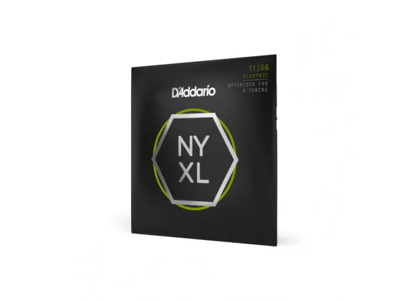D'Addario NYXL1156 11-56 Medium Top/Extra Heavy Bottom, NYXL Electric Guitar Strings