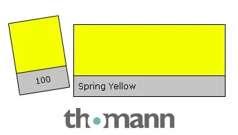 Lee Filter Roll 100 Spring Yellow