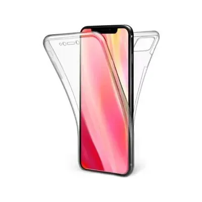 Capa Silicone Frente e Verso iPhone 11 Pro Max Transparente