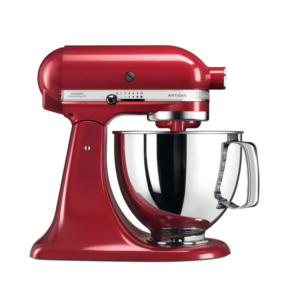 Robô De Cozinha Kitchenaid 5Ksm125Eer 4.8L 4Acc Vermelho