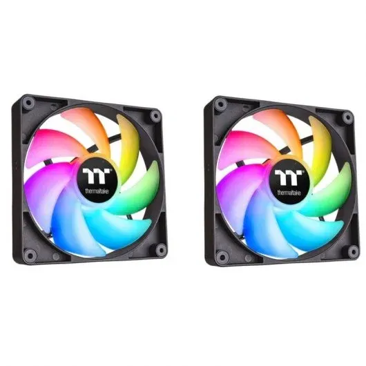 Pack de 2 Ventoinhas Thermaltake CT120 ARGB Sync PC 120mm Pretas