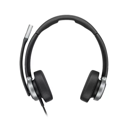 Auriculares Poly Mission 625 com fio USB-C USB-A Cancelamento de Ruído Preto