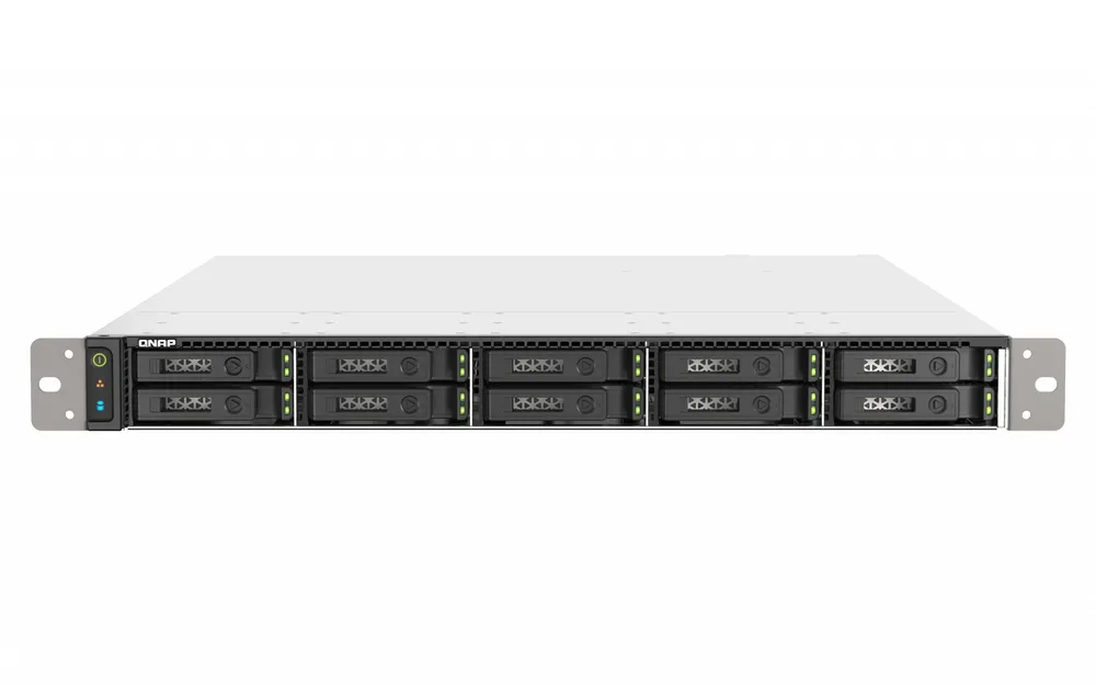 Servidor NAS rack 1U QNAP SSD U.2 NVMe PCIe Gen4 AMD EPYC 64GB QuTS hero