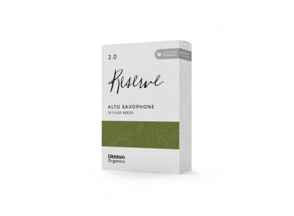 Daddario Organic Reserve Alto Saxophone Reeds Strength 2.5 10-pack