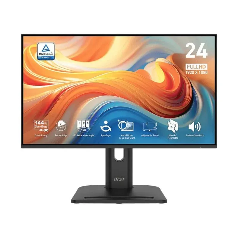 Monitor MSI Pro MP245PGN E14 23,8" FullHD 144Hz IPS 4ms Colunas