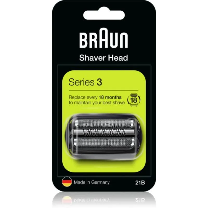 Cabeça Recarga Para Máquina De Barbear Braun Series 3 21B