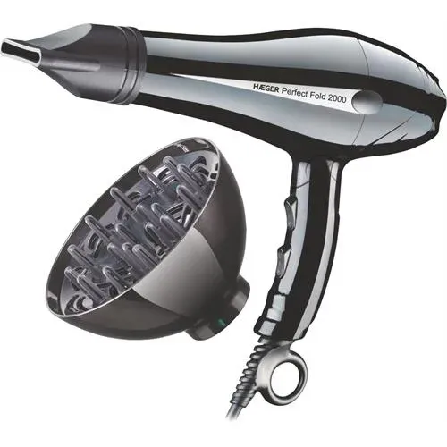 Secador cabelo haeger 2000w.2v.3t.-perfectfold