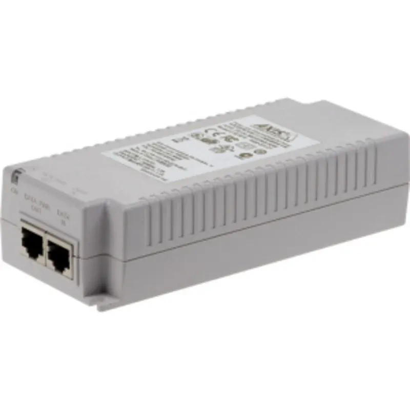 Fonte Alimentação AXIS 5900-333 Fonte de Alimentação Midspan 60W PoE para AXIS T98A-VE Branca