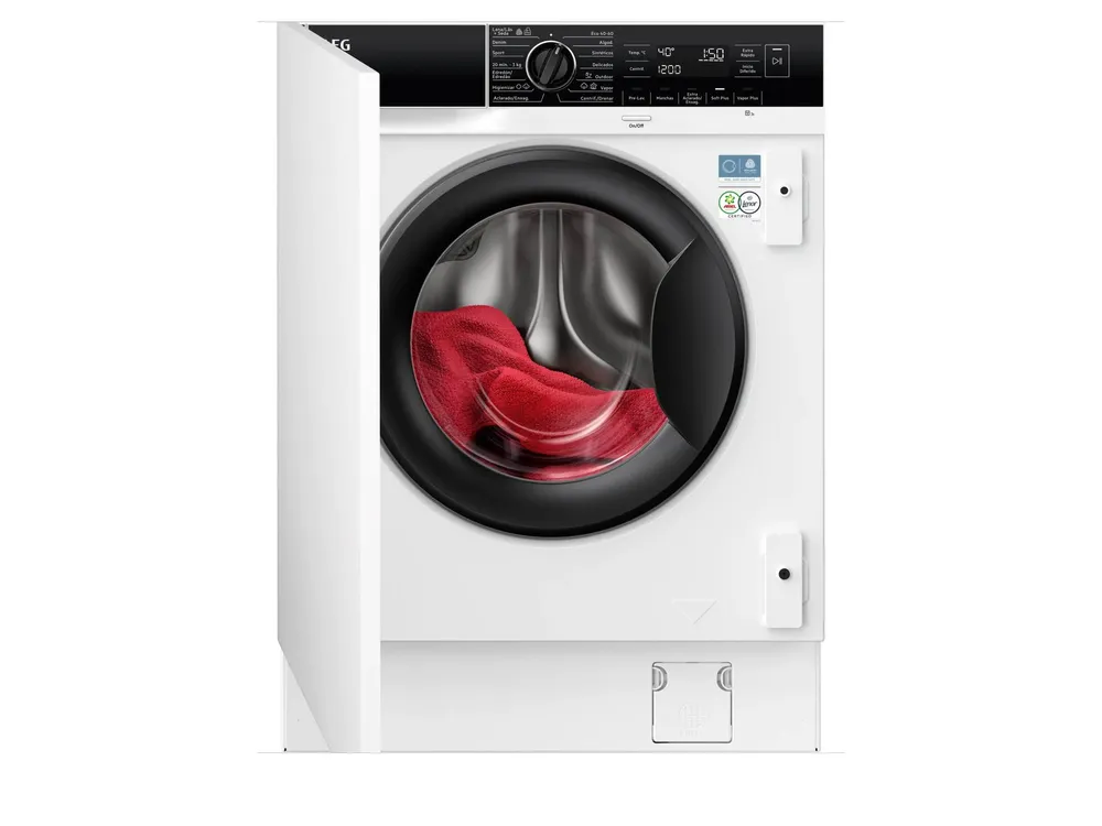 Máquina de Lavar Roupa de Encastre AEG LFU7E8436F (8 kg - 1400 rpm - Branco).