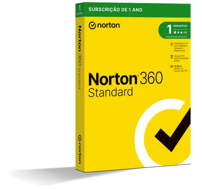 Norton 360 Standard 10GB (1 User / 1 Device / 1 Ano)