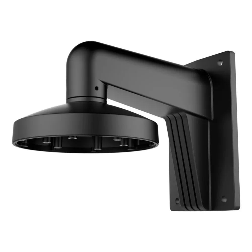 Suporte de Parede Hikvision com caixa de conexões para Câmaras Dome Preto