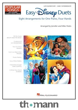 Hal Leonard Easy Disney Duets Piano