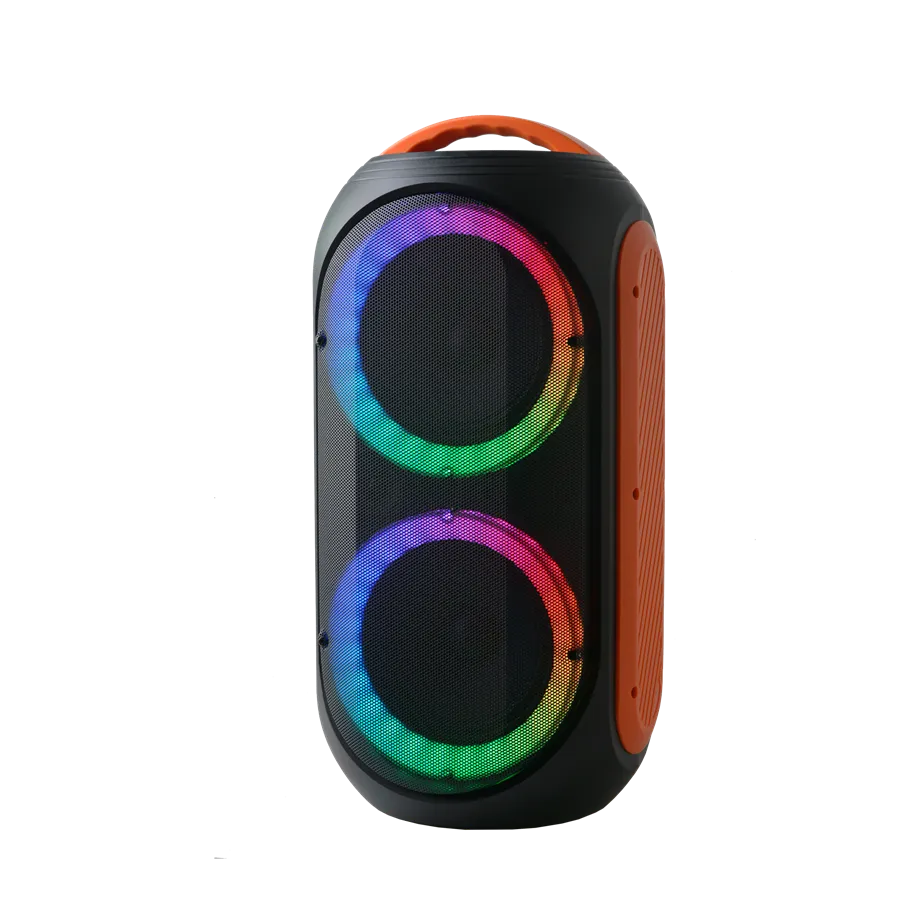 Coluna Bluetooth PowerAcoustics Gozik Preto / Laranja