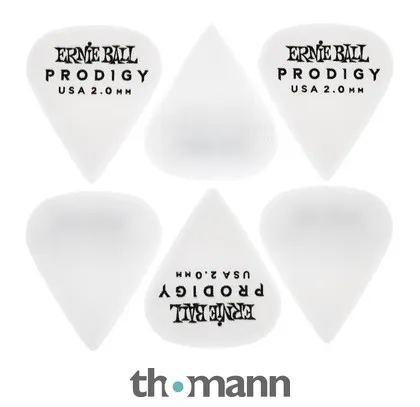 Ernie Ball Prodigy Picks 2,0 mm White
