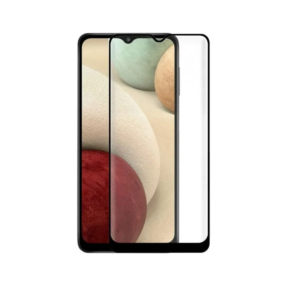 Película de Vidro Temperado Samsung Galaxy A12/M12 Full Screen Preta