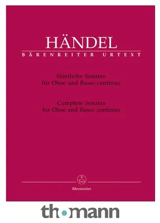Bärenreiter Händel Sonaten Oboe