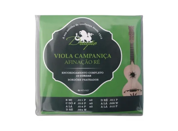 Dragão Campaniça Afinação Ré 10 Cordas