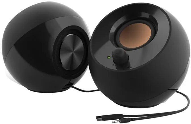 Colunas Creative Pebble 2.0 Preto