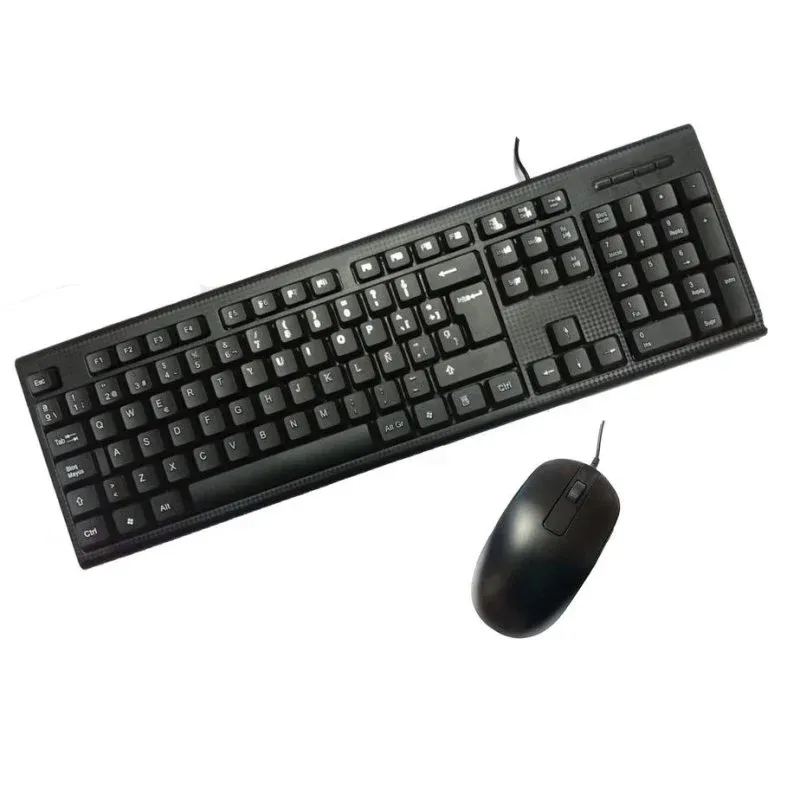 Teclado Flytech HK-616 + HM-81 membrana Layout ES com rato incluído