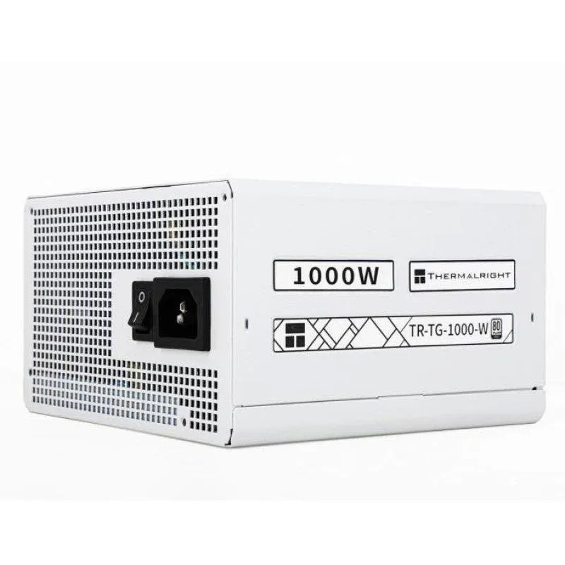 Fuente de Alimentação Thermalright TG-1000-W 1000W 80 PLUS Gold modular branca