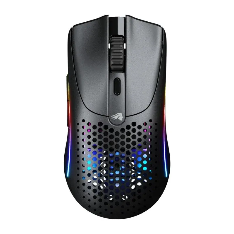 Glorious Model O 2 Mini Rato Gaming com Cabo USB, 26000 DPI, RGB e 6 Botões