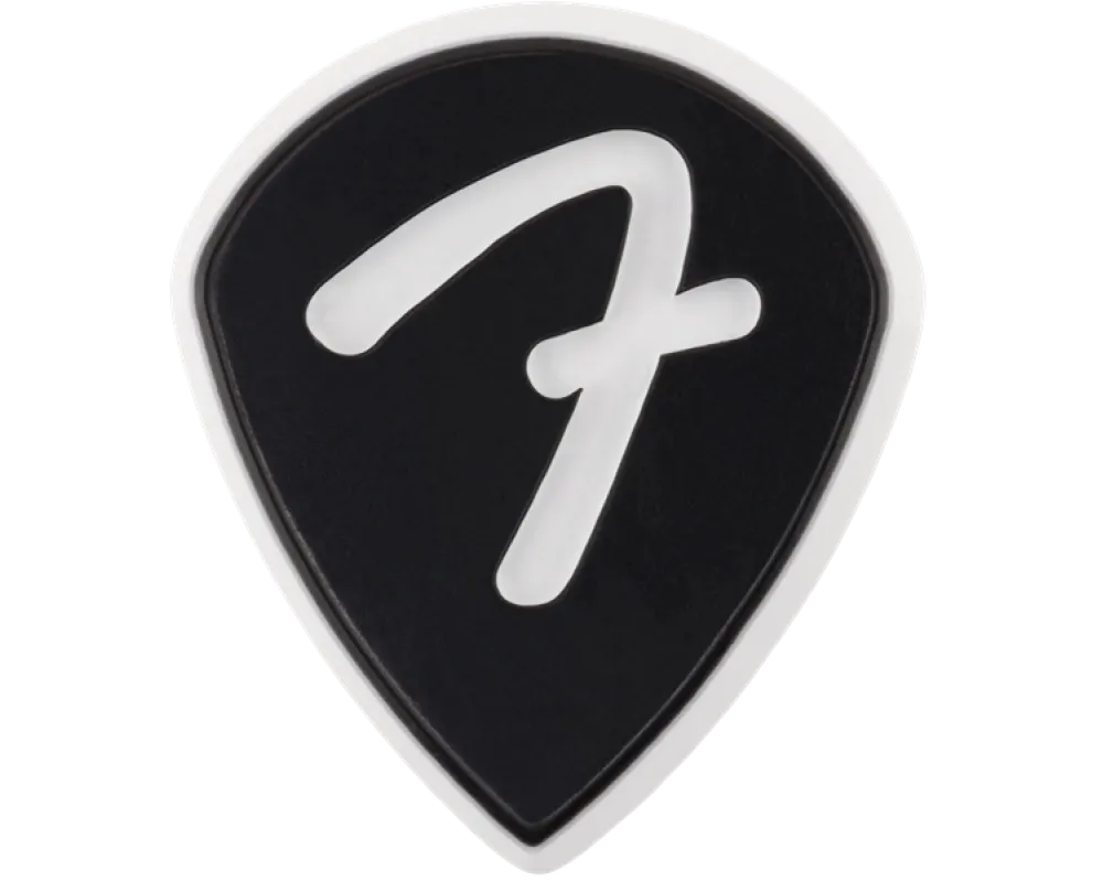 Fender F Grip 551 Picks, Black, 3 pack
