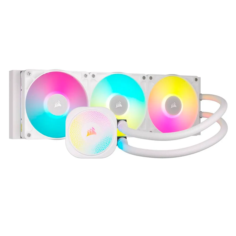 Water Cooler CPU Corsair iCue Link Titan 360 RX RGB 360mm Branco