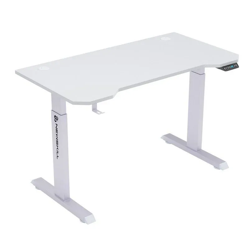 Newskill Belenor PRO Mesa Gaming Branca Ajustável em Altura 120x60cm