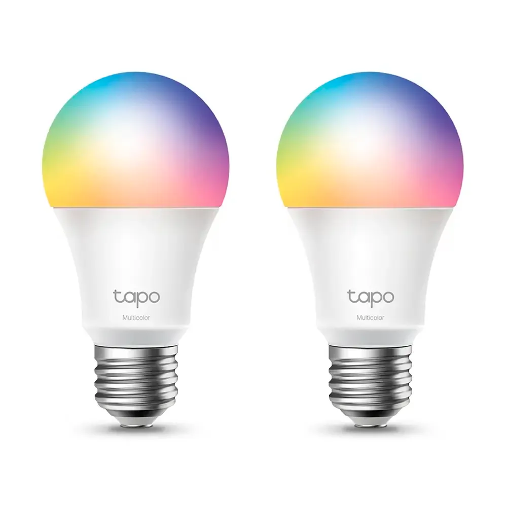 Lâmpada Inteligente TP-Link Smart Light Bulb Multicolor Tapo TL13E 2500-6500K Wi-Fi (Pack-2)