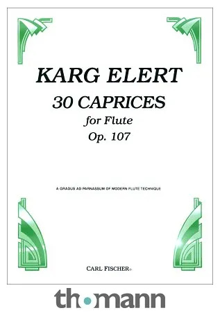 Carl Fischer Karg-Elert 30 Caprices op. 107