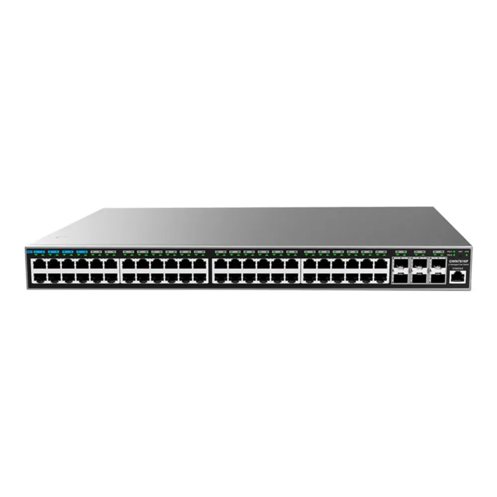 Switch Grandstream GWN7816P 48 Portas GbE PoE/PoE+/PoE++