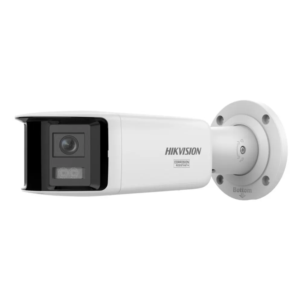 Câmara de Segurança IP Hikvision Pro Bullet PoE 8MP 2.8mm IP67 ColorVu3.0 - DS-2CD2T87G3P-LIS2UY/SRB(180°)