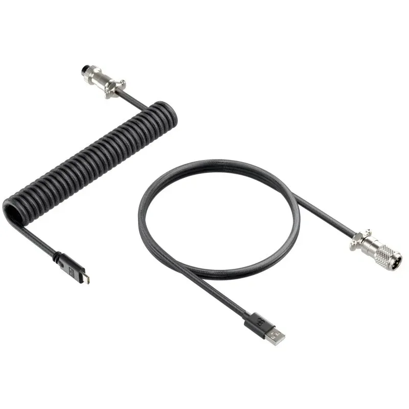 Newskill Coil Cable Cabo Espiral USB-C Preto