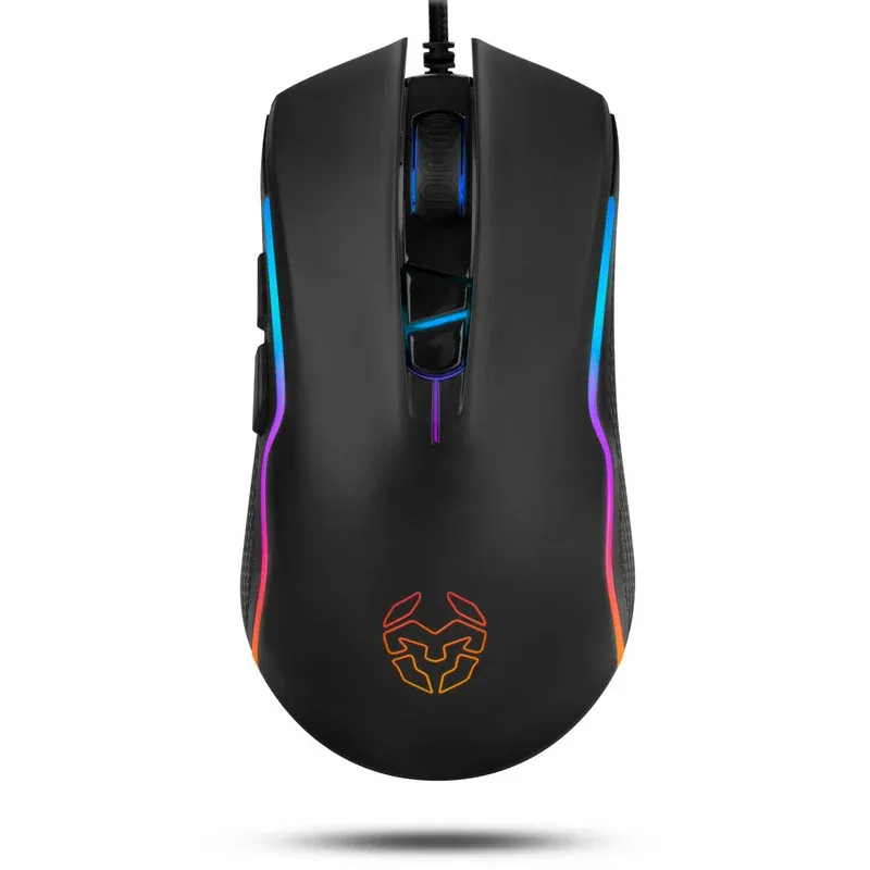 Rato Krom Kahn Gaming 4000 DPI Preto RGB