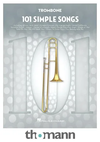 Hal Leonard 101 Simple Songs Trombone