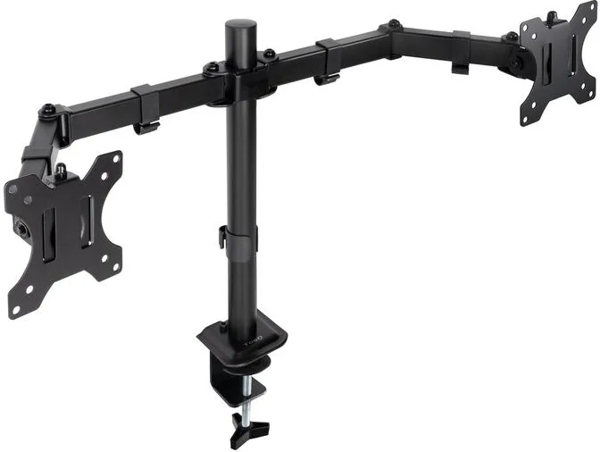 Suporte de Mesa Tooq Duplo 17" a 27" Max. 8kg/Monitor Preto