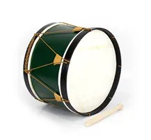 Bombo Tradicional Adamastor PLX15 Verde/Aro Preto 38cm