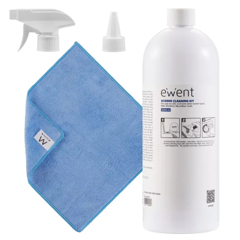 Universal Refill cleaning set spray 1000ml + cloth 30x30cm with dosing spray (Refill for EW5668/EW5671/EW5678) » preço válido até nova comunicação