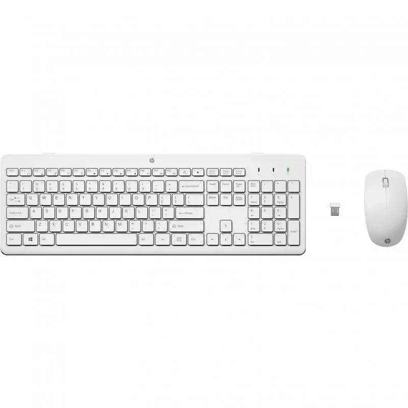 Conjunto HP 230 Rato e Teclado Wireless Branco