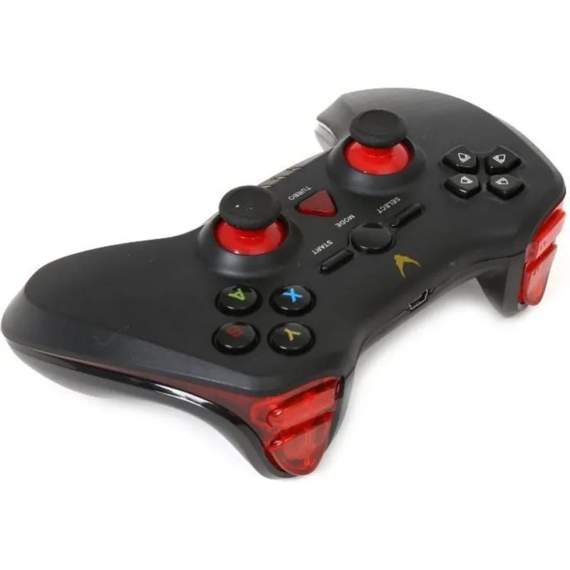Comando de jogo Omega Sandpiper OTG PS3/PC/Android com vibração e 12 botões
