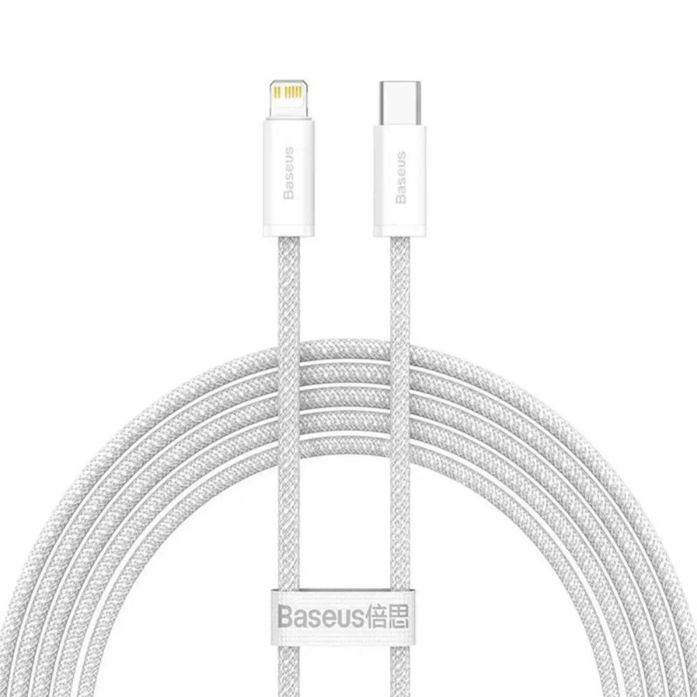 Cabo Baseus Dynamic Series USB-C Lightning PD 20W 2m Branco